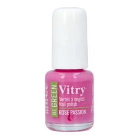 Vitry Vernis Be green n°105 rose passion 6 ml – vernis à ongles naturel fortifiant
