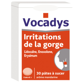 Vocadys Irritations de la Gorge Cooper 30 pâtes à sucer