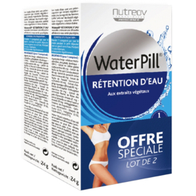 WATERPILL - Rétention d'Eau - Lot de 2 x 30 comprimés