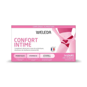Weleda Confort Intime 14 gélules – Probiotiques & Vitamines B2 pour l’équilibre intime féminin