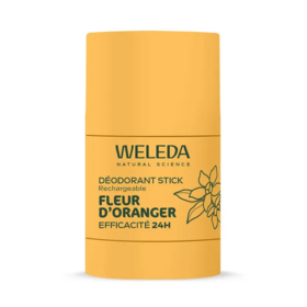 Weleda Déodorant stick rechargeable fleur d'oranger 50 g – déodorant naturel 24h