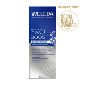 Weleda Double sérum Exo Boost 30 ml — soin visage anti-âge fermeté et rides
