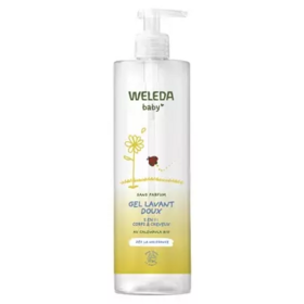 Weleda Baby Gel lavant doux 400 ml – gel lavant corps et cheveux délicat