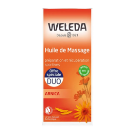 Weleda Arnica Huile de Massage Bio Préparation et Récupération Sportives 2x200ml