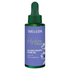Weleda Hydra Shine gloss drops huile capillaire 30 ml – huile cheveux brillance nourrissante