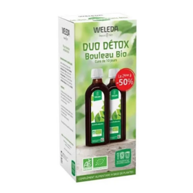 Weleda Jus de bouleau BIO 2x250 ml – complément détoxifiant élimination toxines