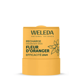 Weleda Recharge déodorant stick fleur d'oranger 50 g – déodorant naturel peaux sensibles