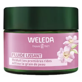 Weleda Fluide lissant rose musquée & thé blanc 40 ml – soin anti-âge visage