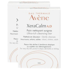 XERACALM AD - Pain Nettoyant Surgras - Lot de 2 x 100 g