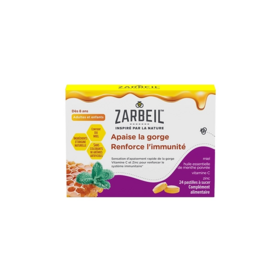 Zarbeil Gorge & Immunité 24 pastilles à sucer