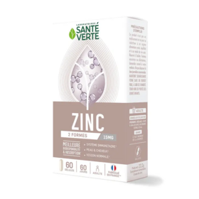 Santé Verte Zinc 15 mg 60 gélules