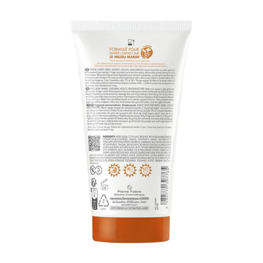 A-Derma Exomega Control Crème émolliente anti-grattage SPF 50+ 150 ml – Protection solaire peaux à tendance atopique
