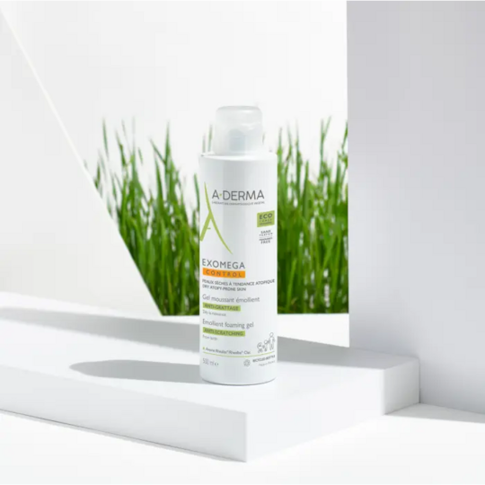 A-Derma Exomega Control Gel moussant émollient anti-démangeaisons 500 ml