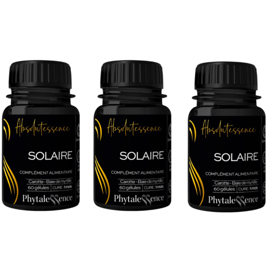 ABSOLUTESSENCE - Coffret Solaire - 180 Gélules- cure de 3 mois