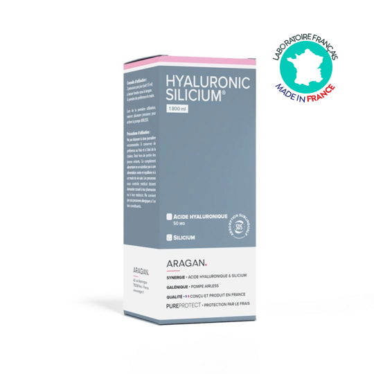 Hyaluronic Silicium Aragan Beauté 30 ml – Hydratation, peau et tissus de soutien
