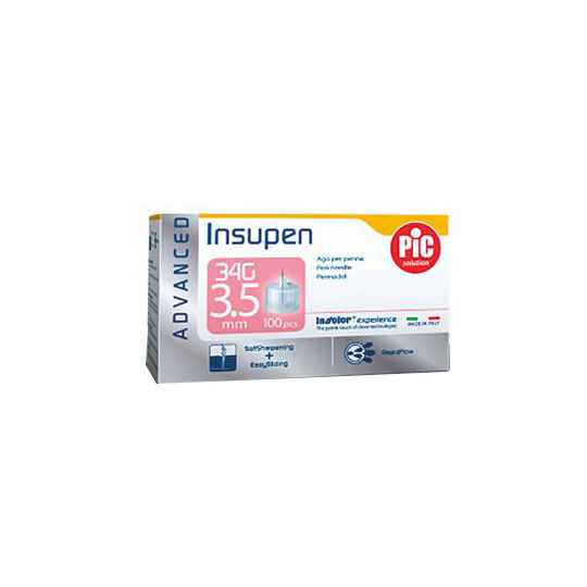 Aiguille Insupen Advanced 34G 3,5MM - 100 pièces