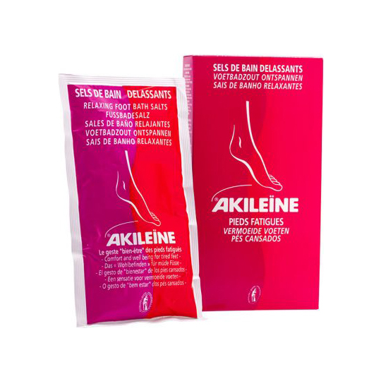 AKILEINE - Sels de Bain Délassants Pieds Fatigués - Lot de 2 x 150 g