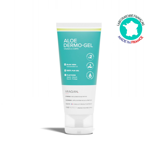 Aloe Dermo-Gel Aragan 100 ml – Gel d’aloe vera hydratant et apaisant