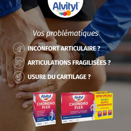 Alvityl Chondroflex 60 comprimés - Mobilité articulaire