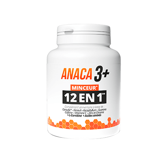 ANACA 3 + - Minceur 12 en 1 - 120 gélules