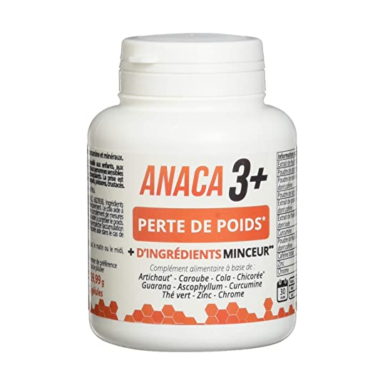 ANACA 3 + - Perte de Poids - 120 gélules