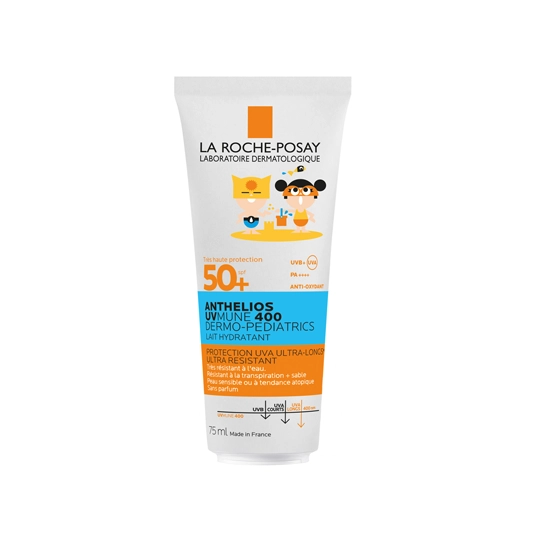 La Roche-Posay Anthelios Lait Solaire Enfants Peaux Sensibles Visage & Corps Sans Parfum SPF50+ 75ml