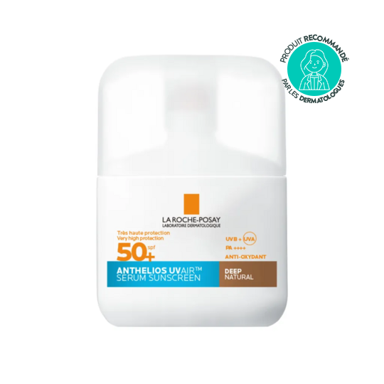 La Roche-Posay Anthelios UVAIR sérum solaire visage SPF50+ 40ml — teinte foncée