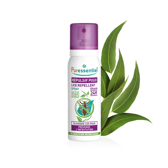 Puressentiel Anti-Poux Spray Répulsif Poux 24H 75 mL