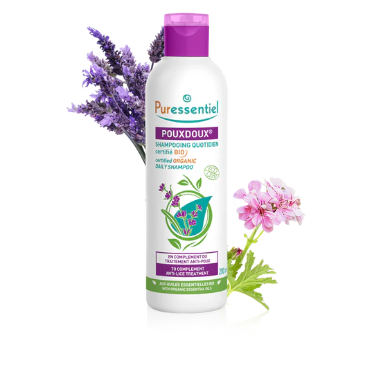 Puressentiel Anti-Poux Shampooing Quotidien certifié BIO Pouxdoux 200 mL