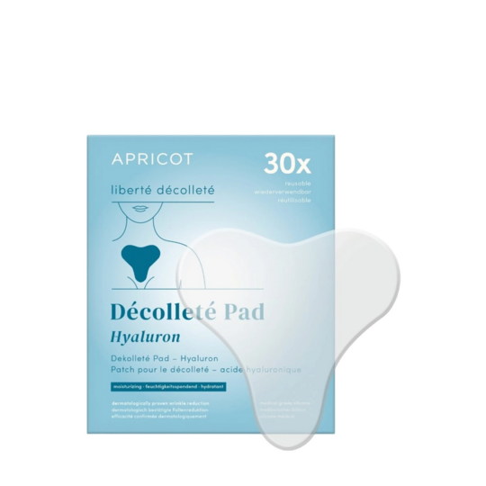 Apricot Pad décolleté réutilisable avec hyaluron – patch anti-rides buste