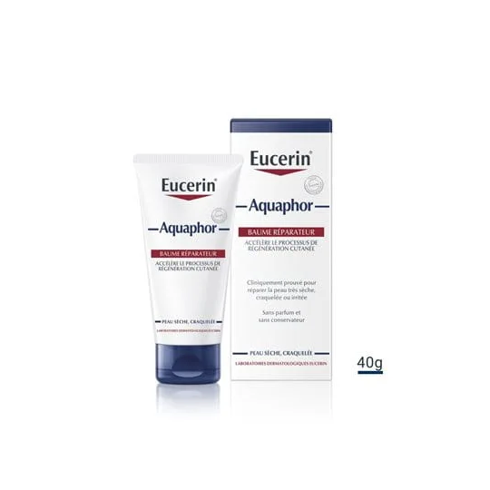 Eucerin Aquaphor Baume Réparateur Cutané Peau Sèche à Très Sèche  40 g