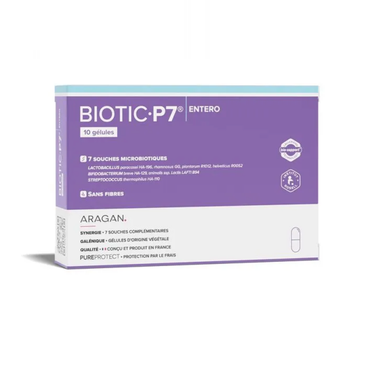 Aragan probiotic 7 entéro 10 gélules