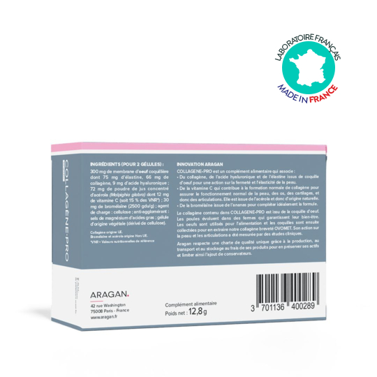 Aragan Collagène Pro Peau Articulations 60 gélules