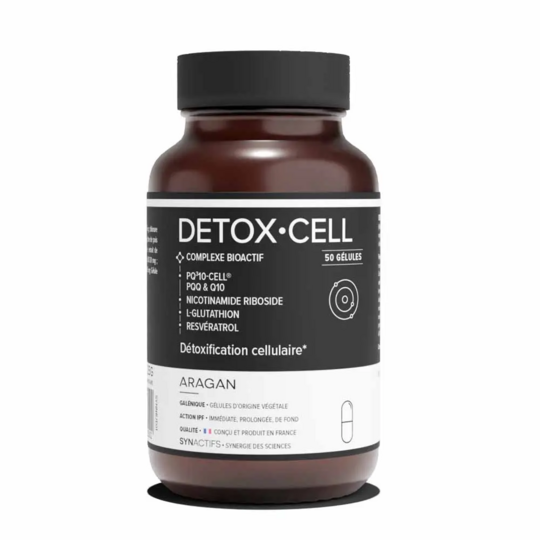 Aragan Detox-Cell PQ 10-CELL Vitalité cellulaire 30 gélules – Détox cellulaire & énergie