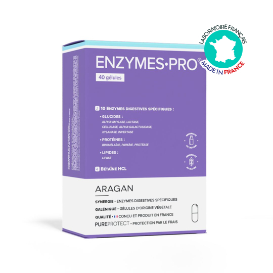 Aragan PureProtect Enzymes Pro Digestion 40 gélules