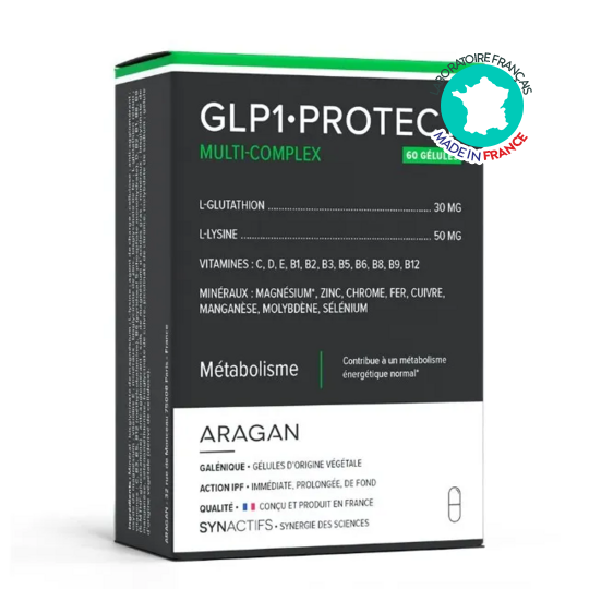 Aragan Synactifs GLP1 protect 60 gélules — métabolisme énergétique et vitalité