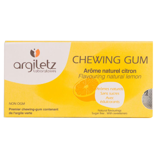 ARGILE - Argil'Gum - Citron Sans Sucre - 12 dragées