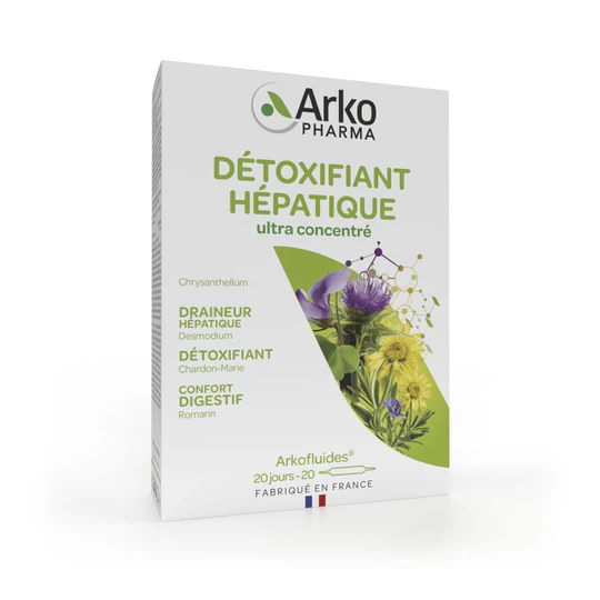 Arkopharma Arkofluides Desmodium Ultra concentré 30 ampoules -  Détox Hépatique