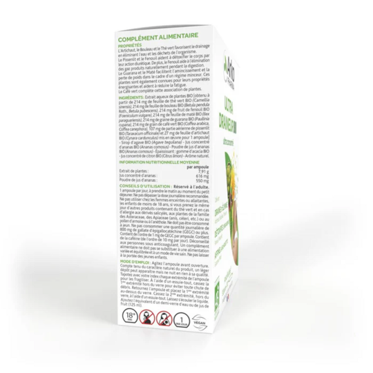 Arkopharma Arkofluides Ultra Draineur - Détox & élimination BIO 30 ampoules
