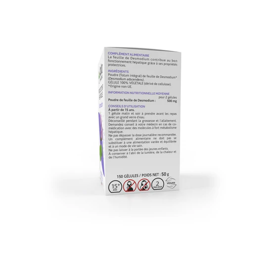 Arkopharma Arkogélules Desmodium - Soutien hépatique & détox foie 150 gélules