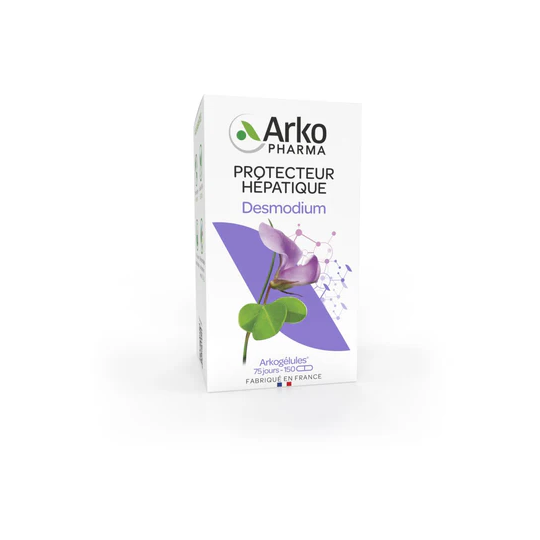 Arkopharma Arkogélules Desmodium - Soutien hépatique & détox foie 150 gélules