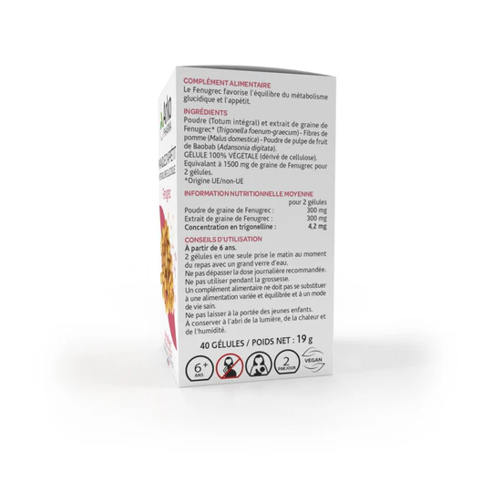 Arkopharma Arkogélules Fenugrec 2 x 40 gélules - Manque d'appétit et Métabolisme glucidique
