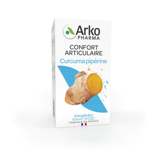 Arkogélules Curcuma Pipérine 40 gélules