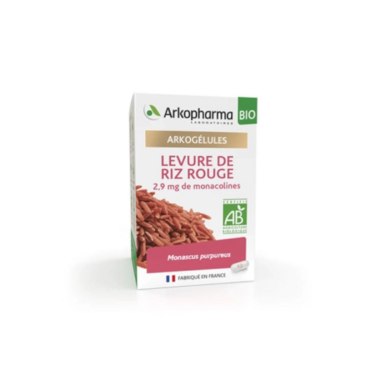 Arkogélules Bio Levure de Riz Rouge 60 gélules