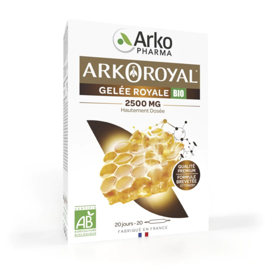 Arkopharma Gelée Royale Bio 2500 mg 20 ampoules