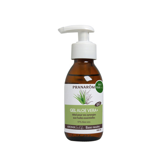 AROMASELF - Gel d'Aloé Vera Bio - Base Neutre - 100 ml