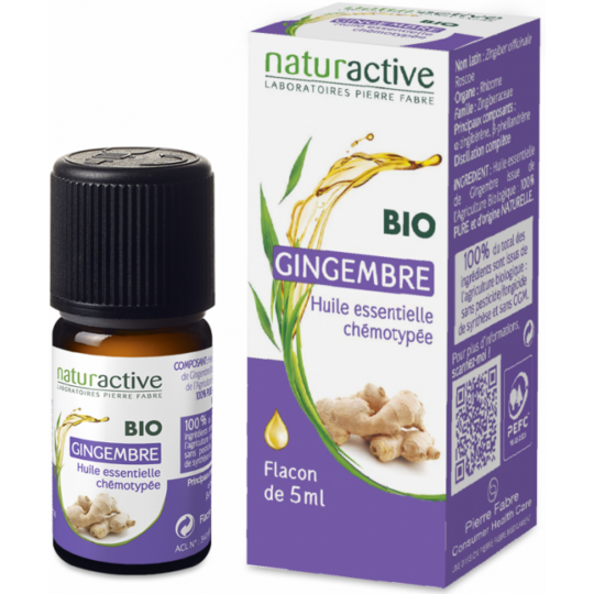 AROMATHERAPIE - Huile Essentielle Gingembre Bio - 5 ml