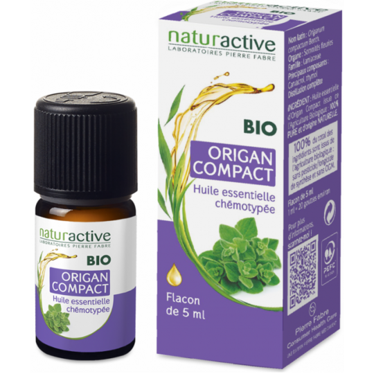 AROMATHERAPIE - Huile Essentielle Origan Compact Bio - 5 ml