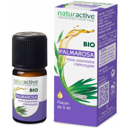 AROMATHERAPIE - Huile Essentielle Palmarosa Bio - 5 ml