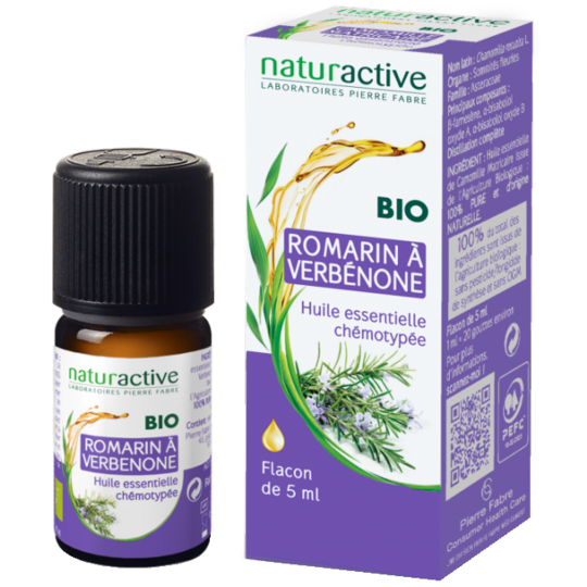 AROMATHERAPIE - Huile Essentielle Romarin à Verbénone Bio - 5 ml